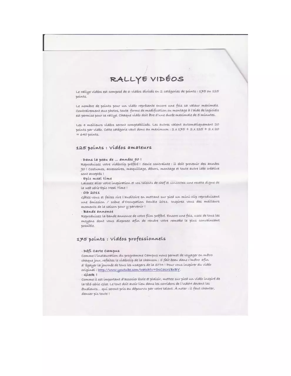 Page 4 of 10, carnaval 2012 liste défis