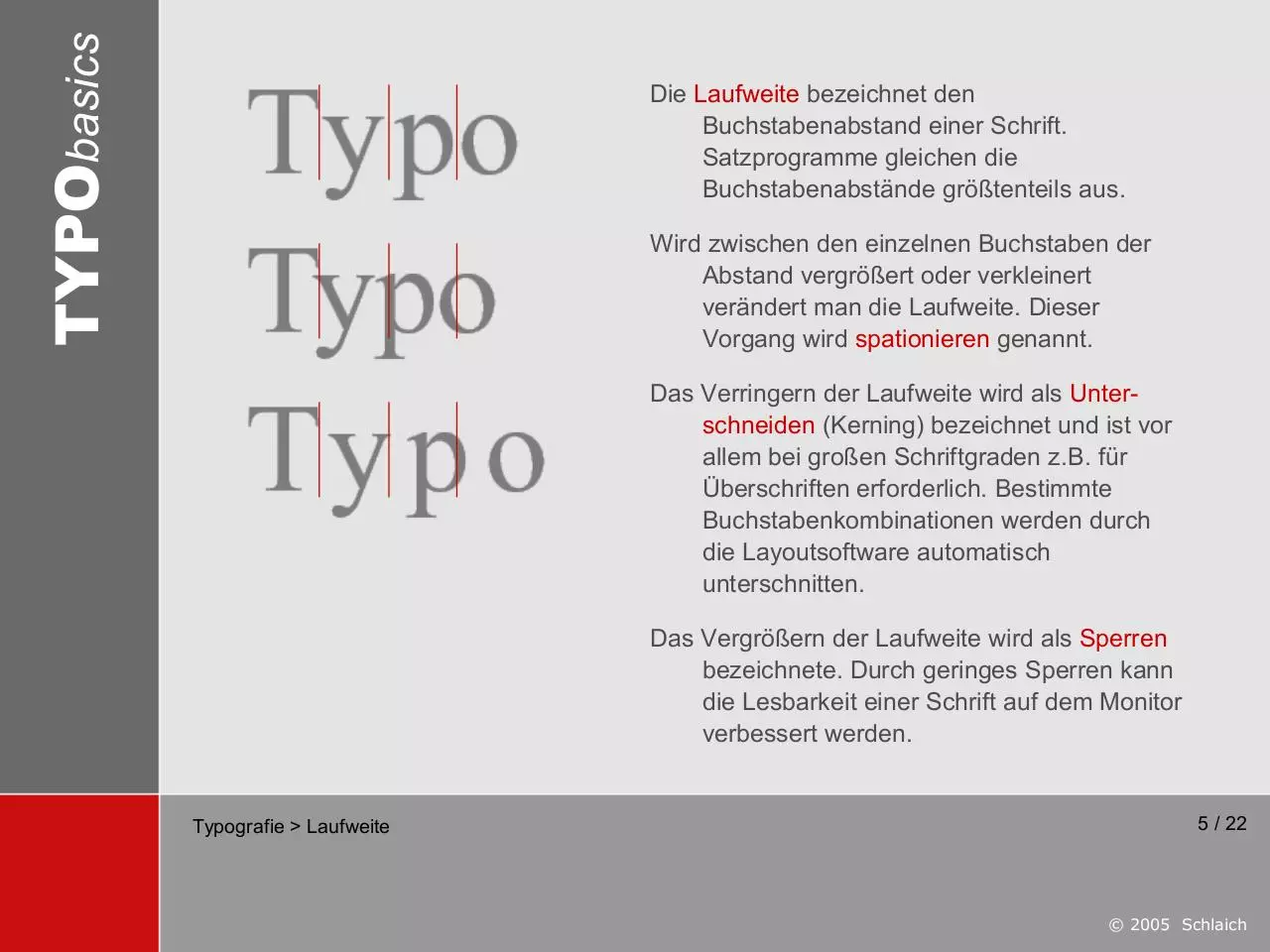 Page 5 of 22, typo basics