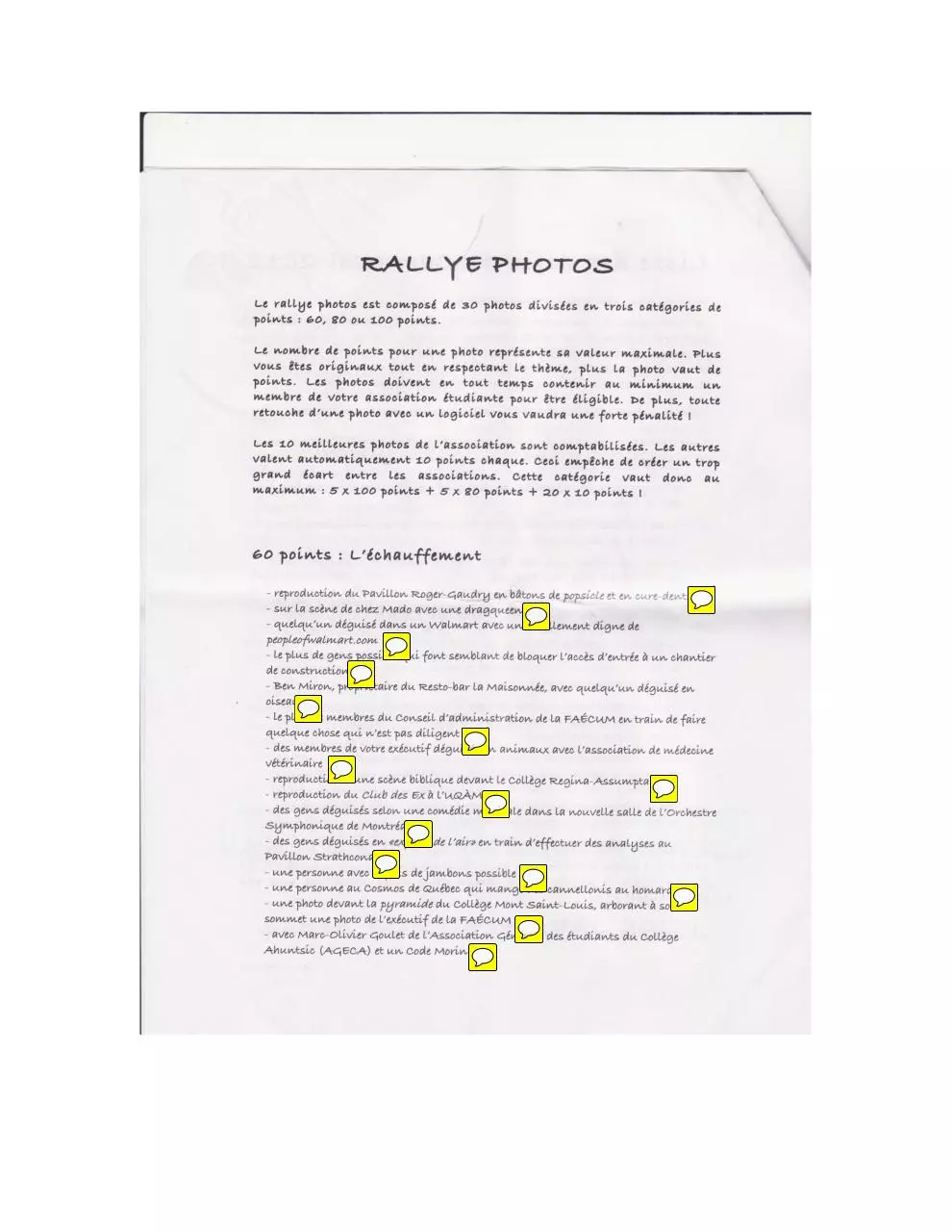 Page 2 of 10, carnaval 2012 liste defis