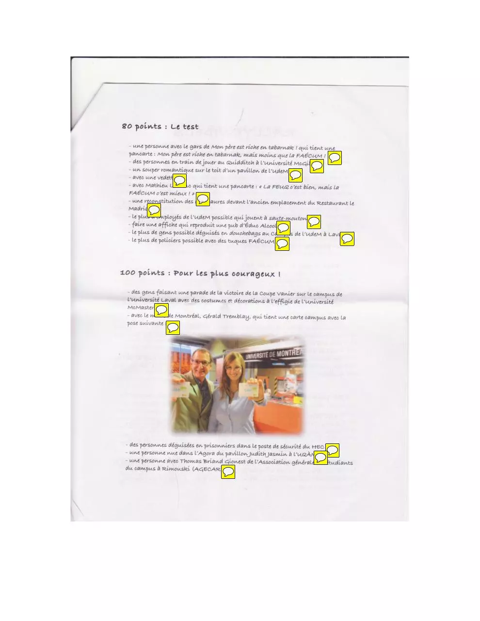 Page 3 of 10, carnaval 2012 liste defis