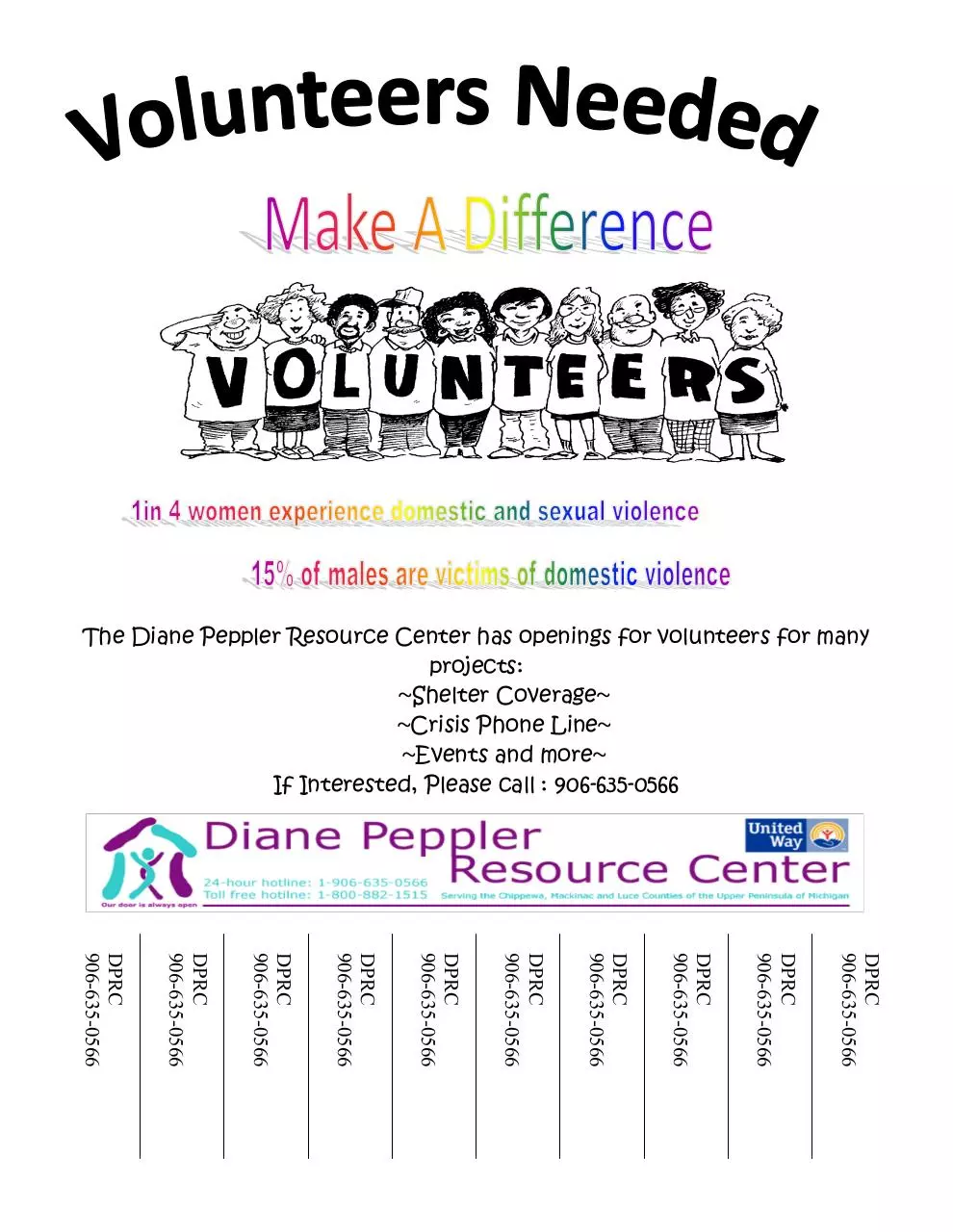 Page 1 of 1, Volunteer Flyer