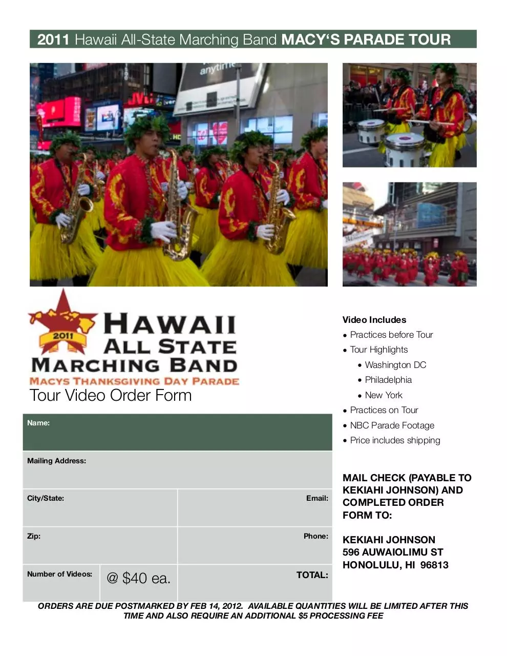 Page 1 of 1, HASMB DVDOrder