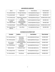 Page 5, MJHS Parent Handbook