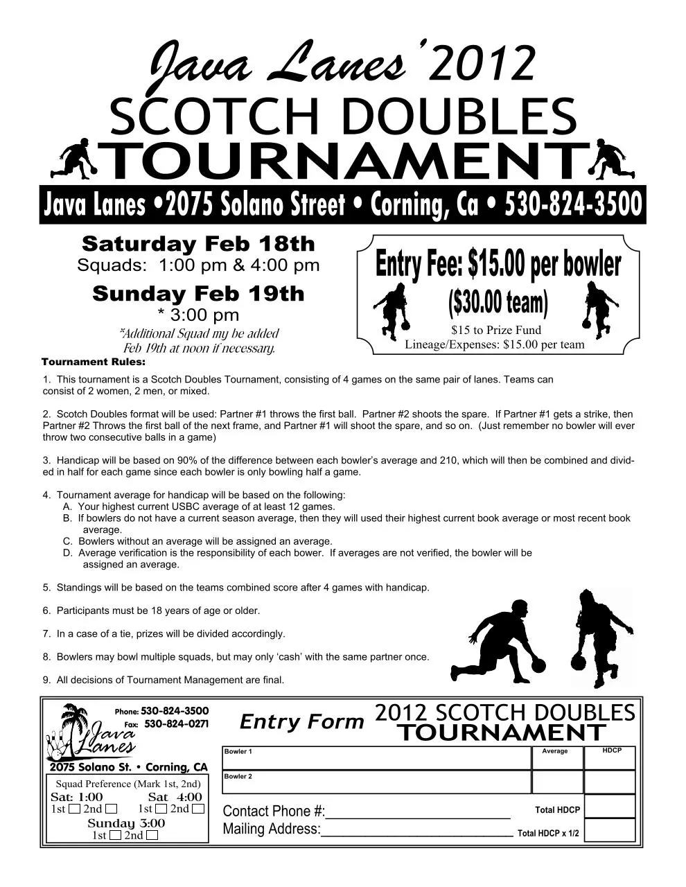 Page 1 of 1, scotch doubles 2012