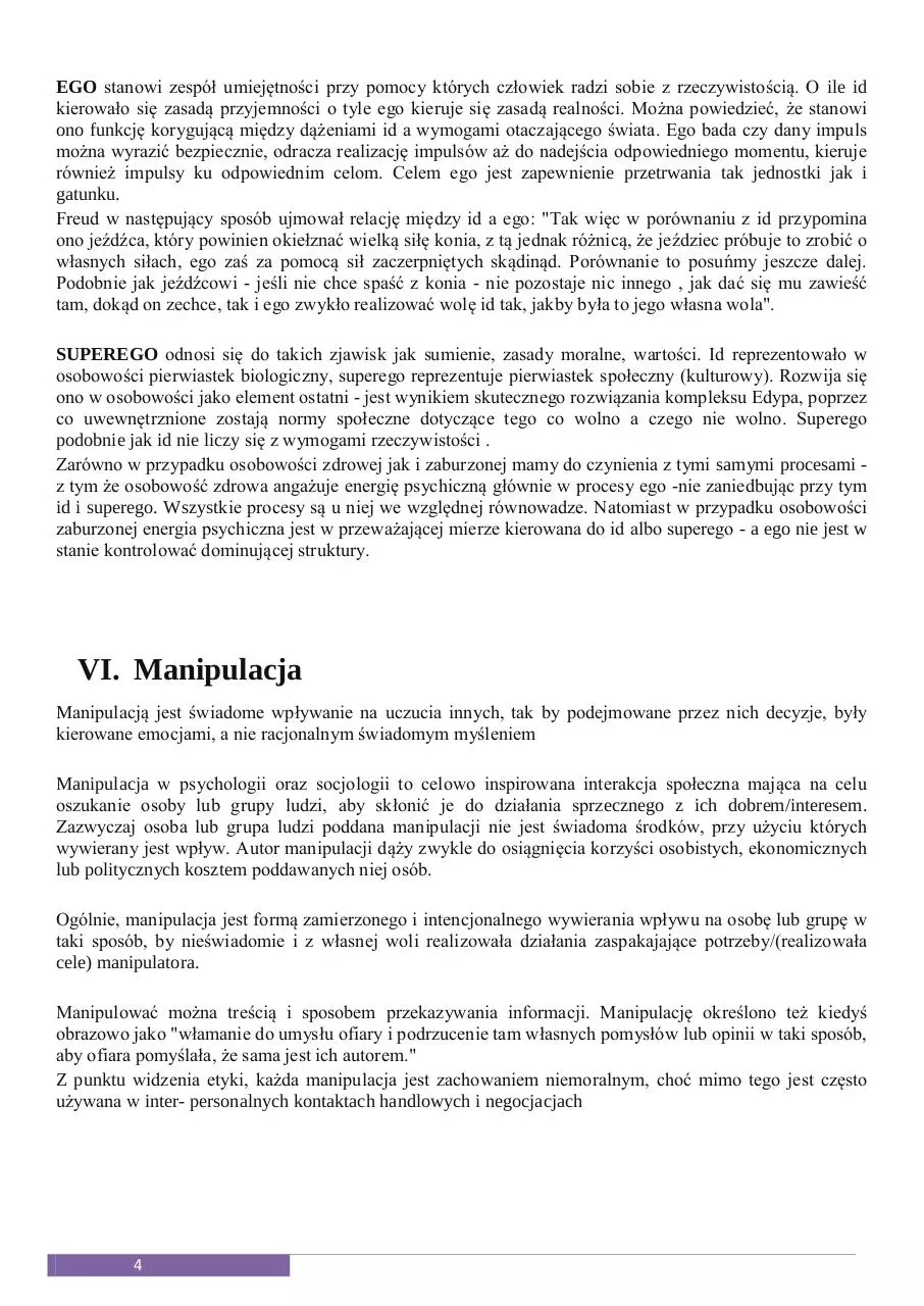 Page 4 of 21, PSYCHOLOGIA opracowanie