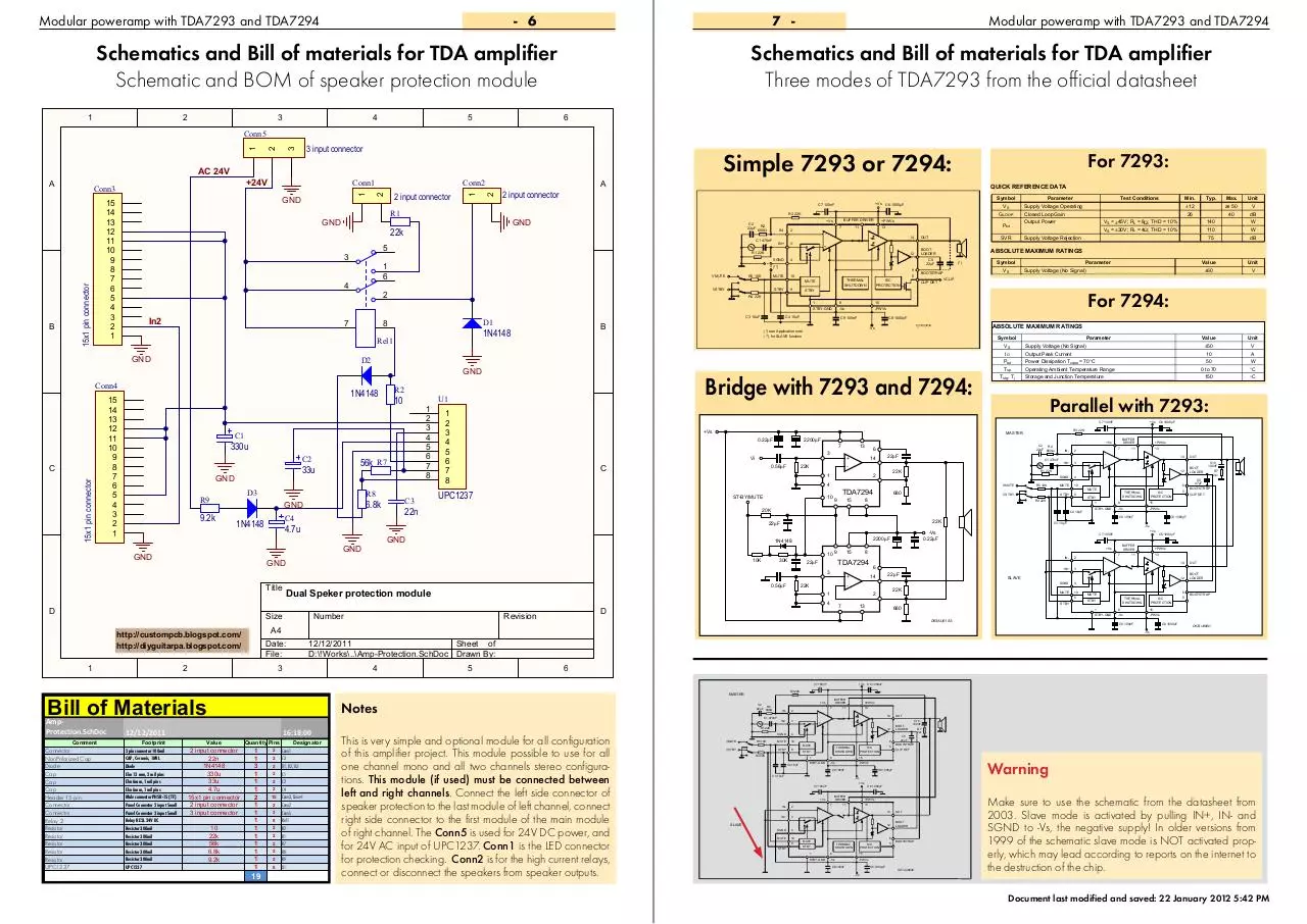 Page 4 of 15, TDA Modular amp