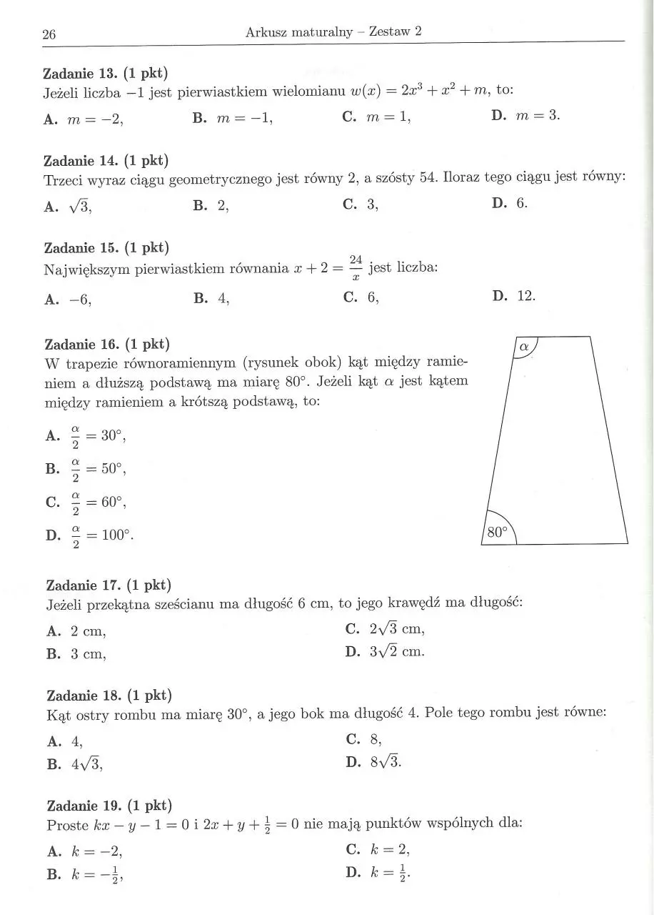 Page 3 of 10, arkusz 2 podstawa