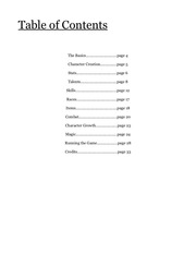Page 3, 2d6 Core Rules Delta Edition