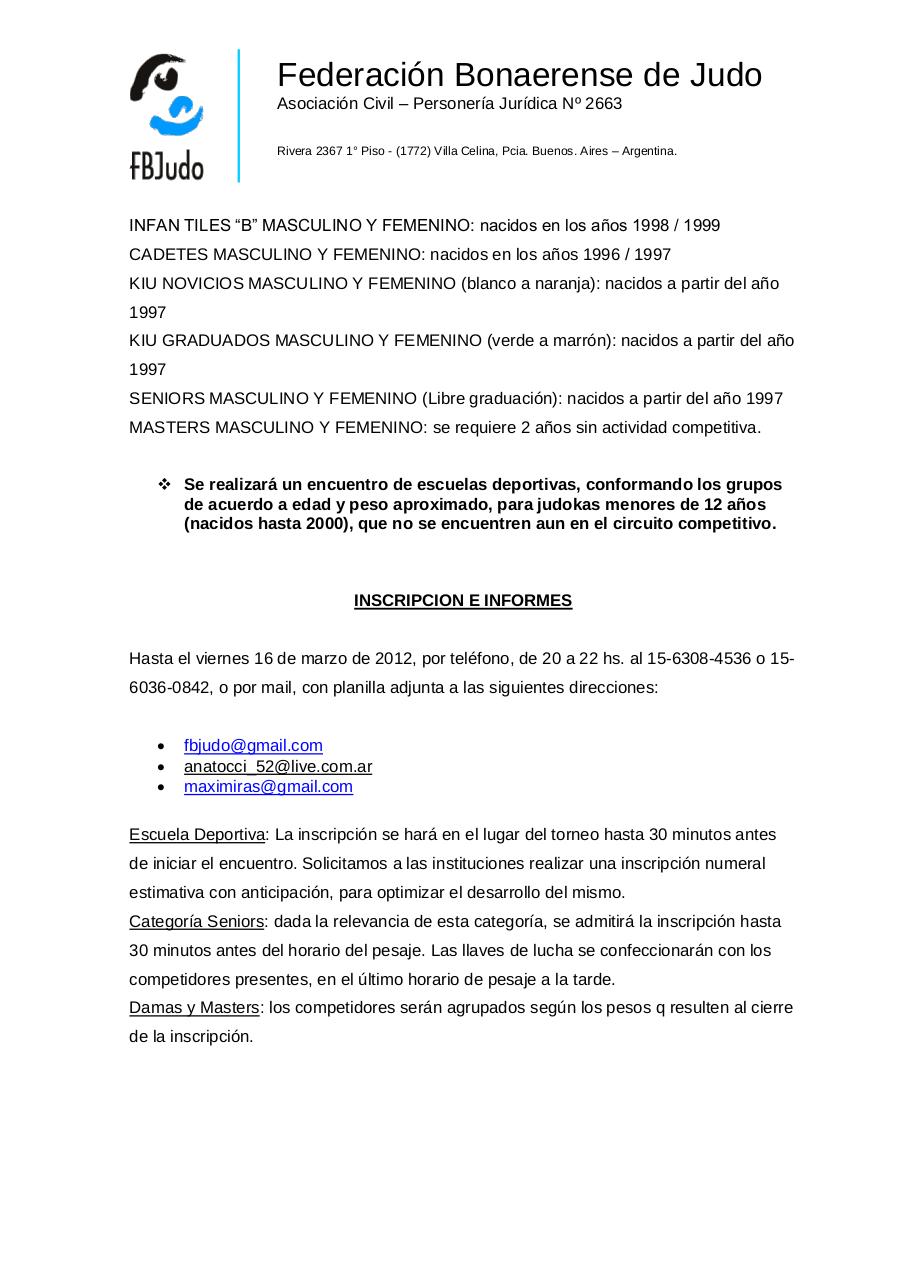 Document preview CAMPEONATO BONAERENSE APERTURA 2012.pdf - page 2/5
