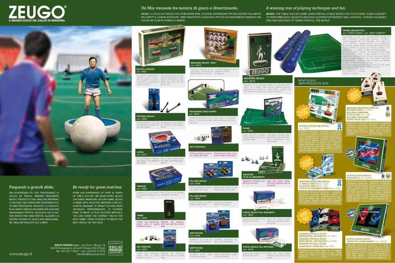 Page 1 of 2, Catalogo ZEUGO 2011