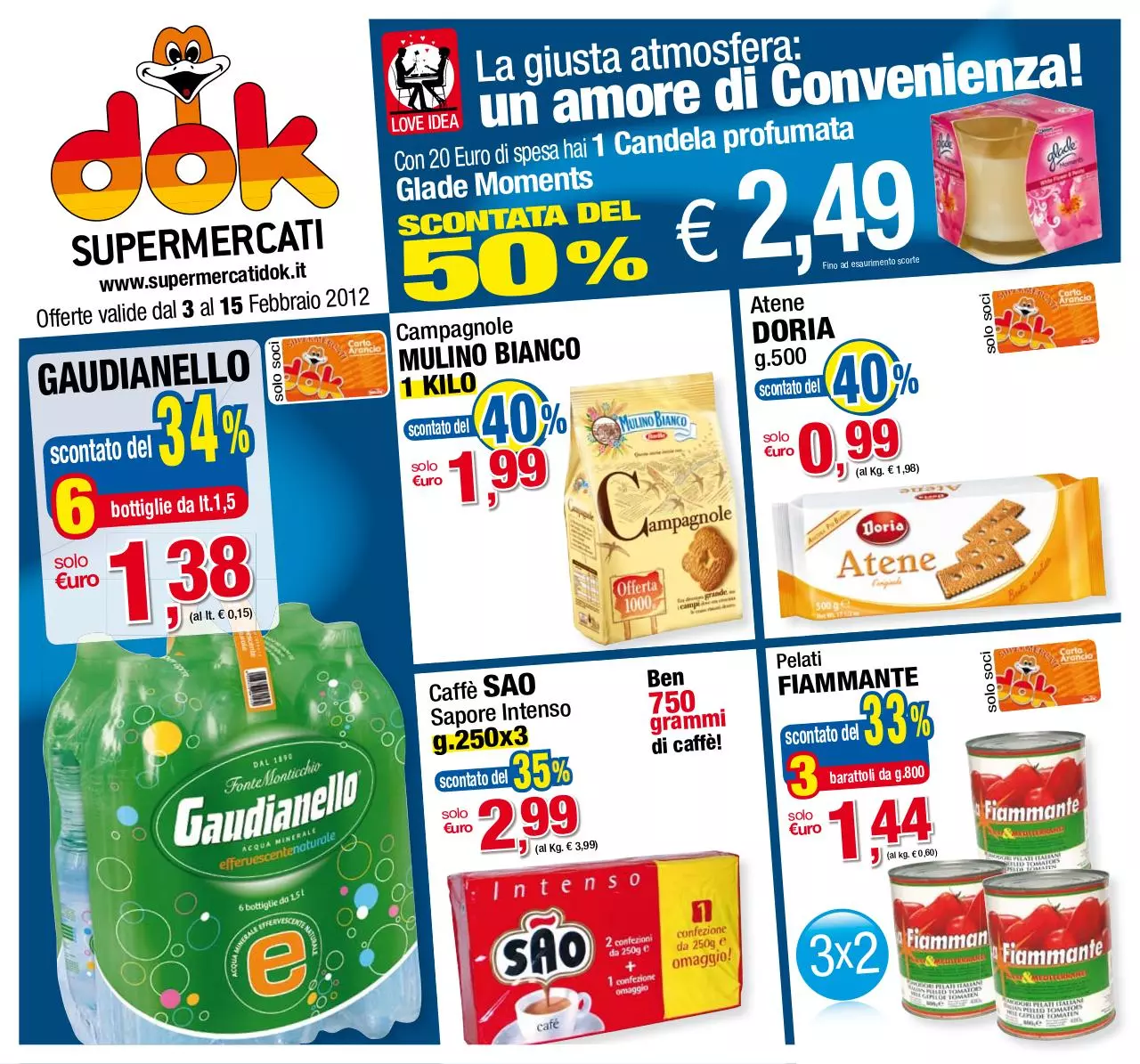 Page 1 of 12, volantino dok 3 15 febbraio
