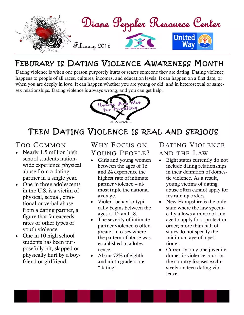Page 1 of 4, February Newsletter