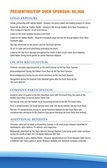 Page 3, Duck Race Sponsor Packet