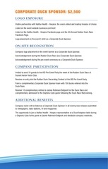 Page 4, Duck Race Sponsor Packet