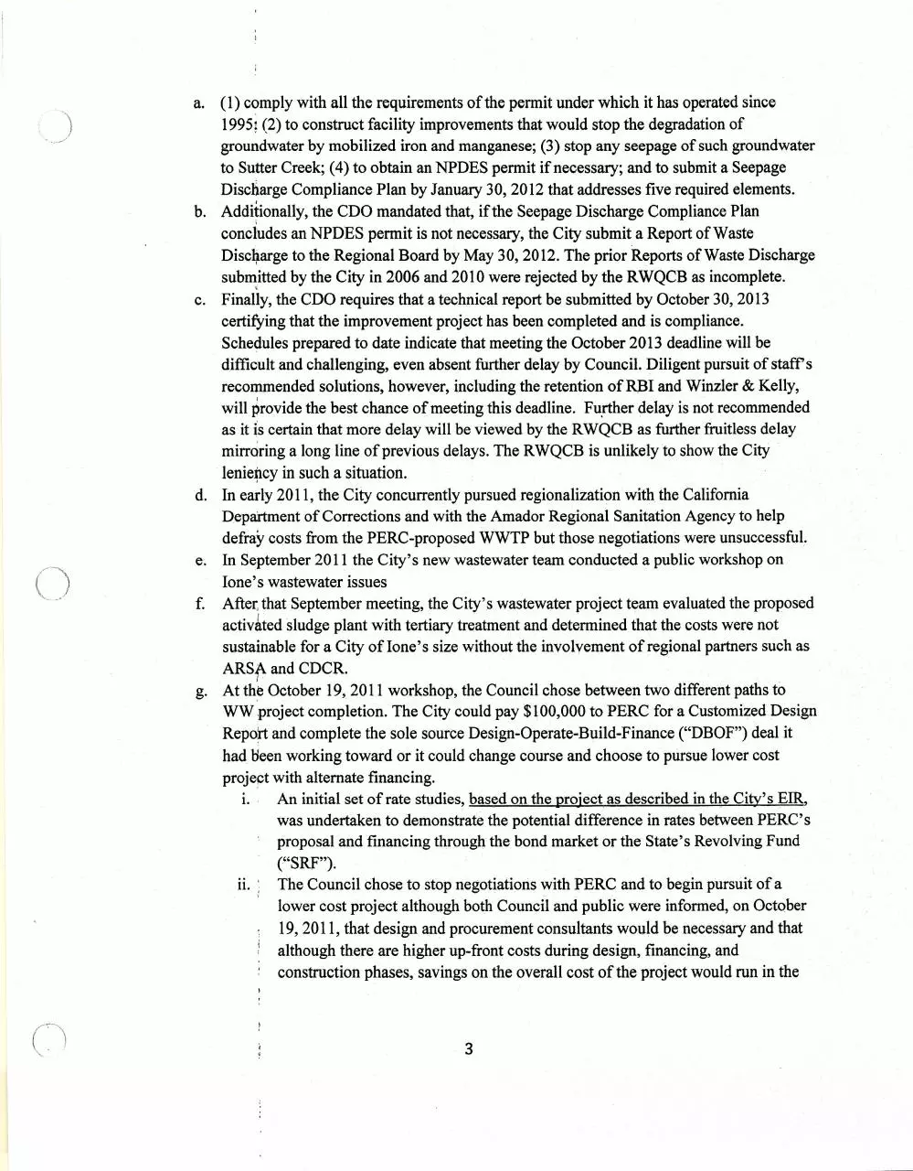 Page 3 of 12, MaynardLaw LettertoMayor IoneWastewaterRecommendations