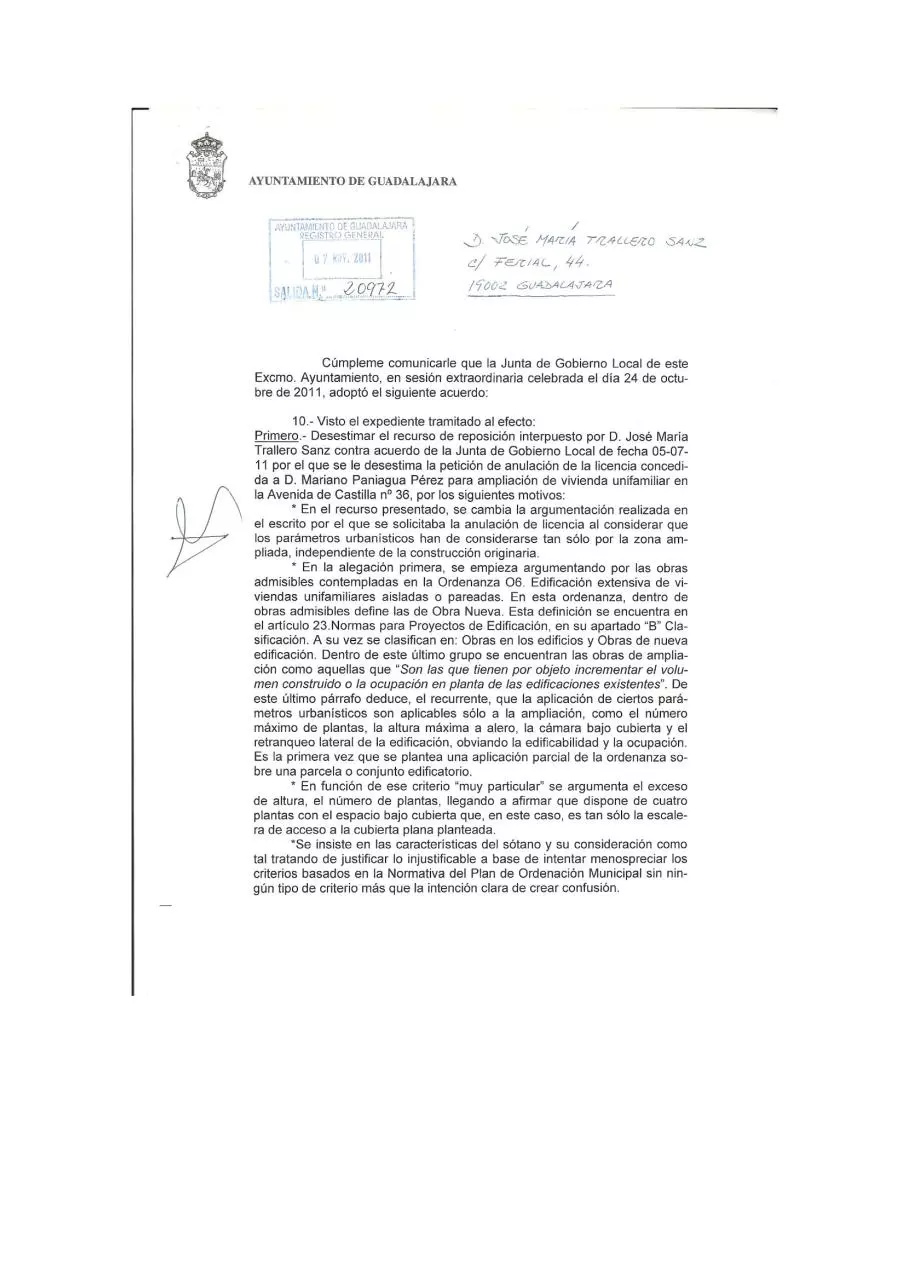 Page 1 of 4, ACUERDO JUNTA GOBIERNO