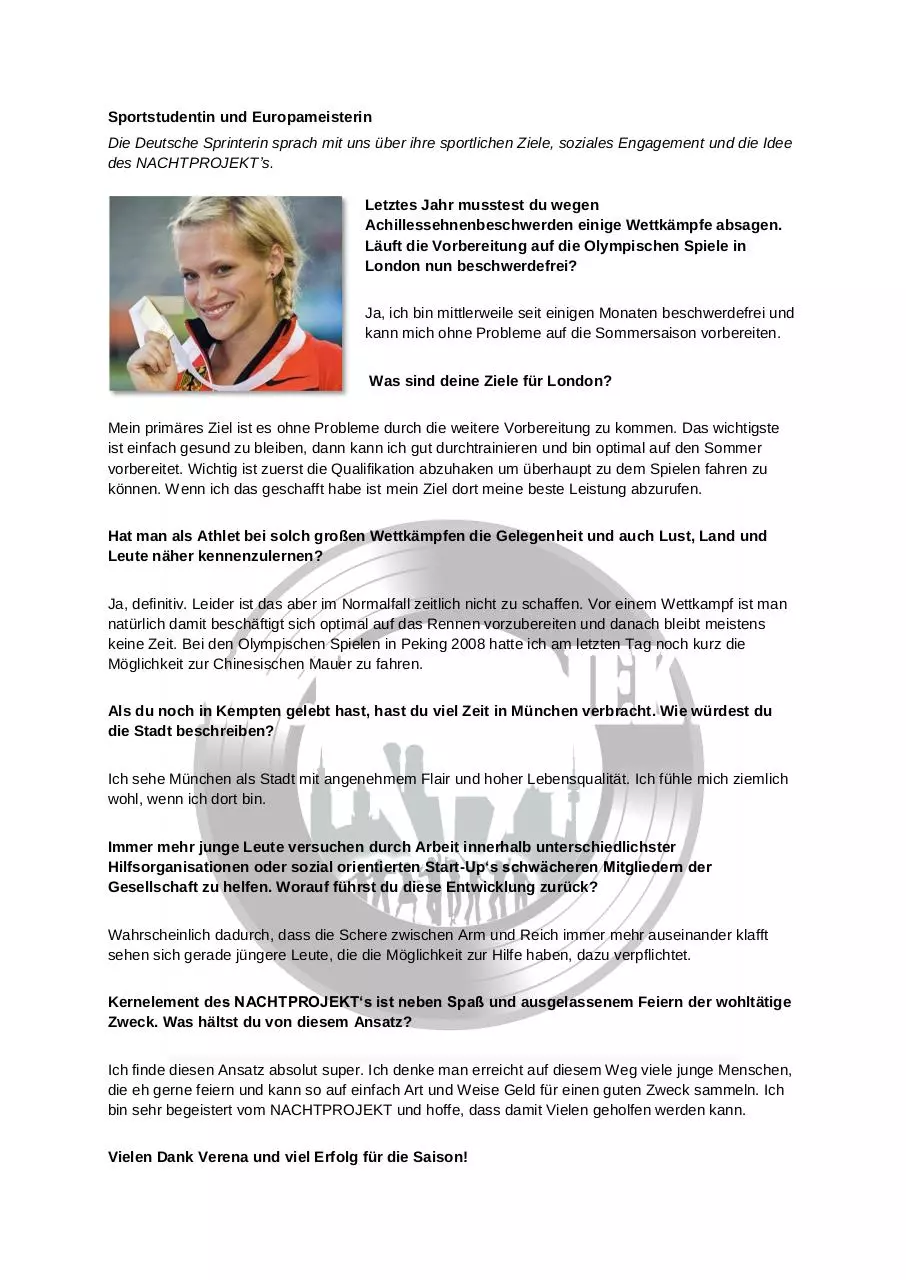 Page 1 of 1, Fragen Verena