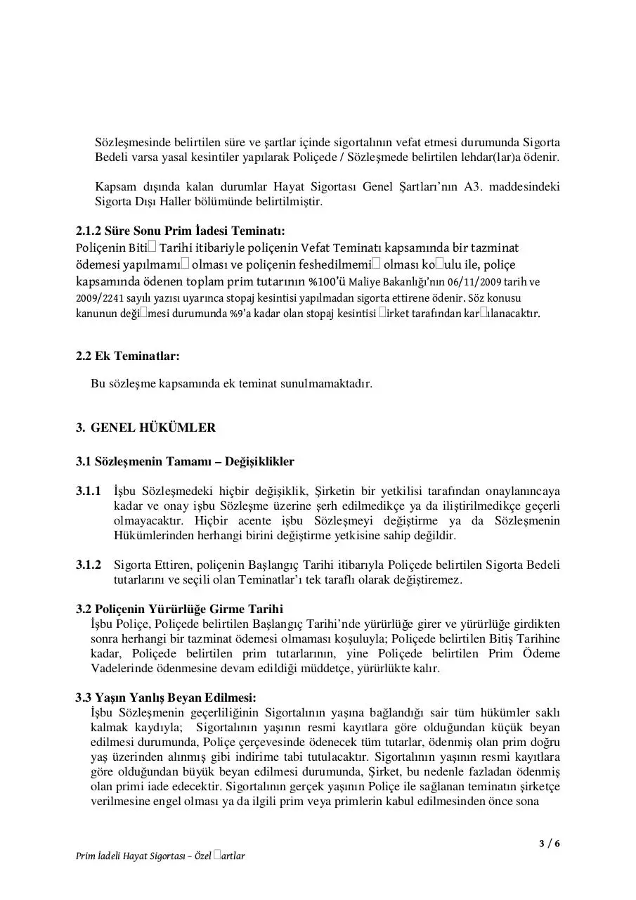 Page 3 of 6, prim iadeli ozel sartlar