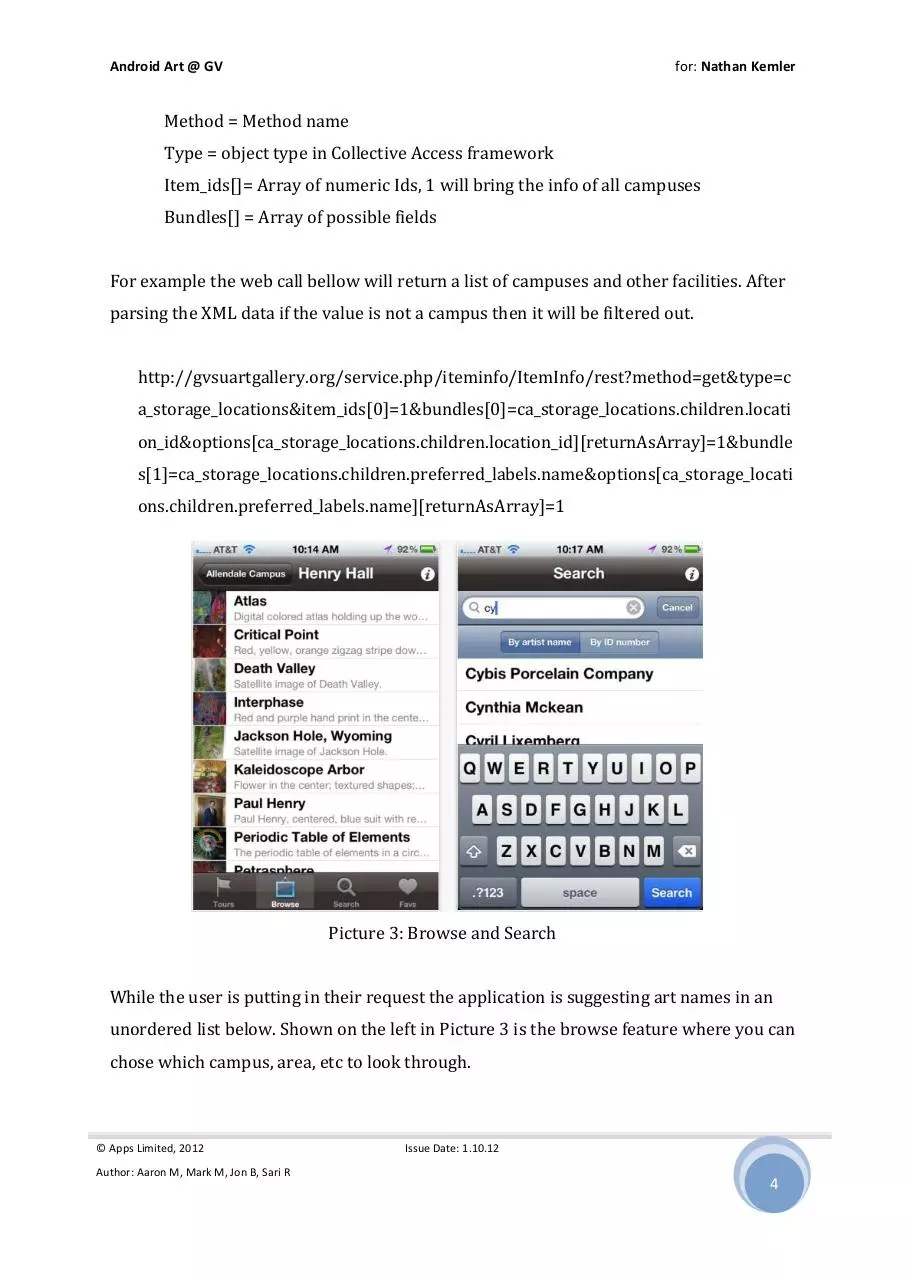 Page 4 of 14, Design Doc ArtatGVSU