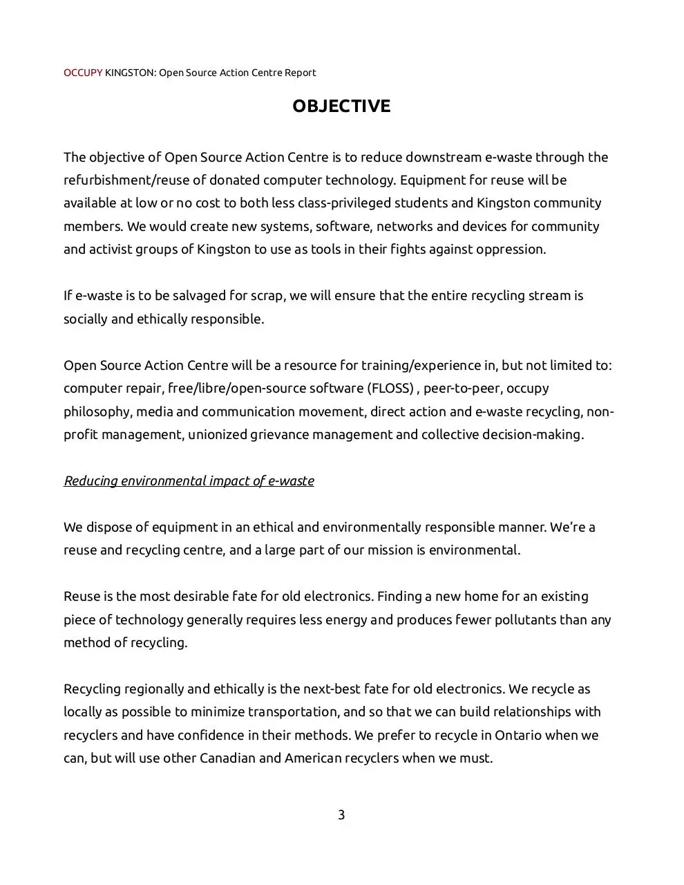 Page 3 of 32, OSAC PROPOSAL