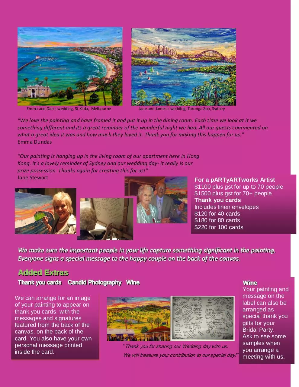 Page 2 of 4, party artworks weddings pdf