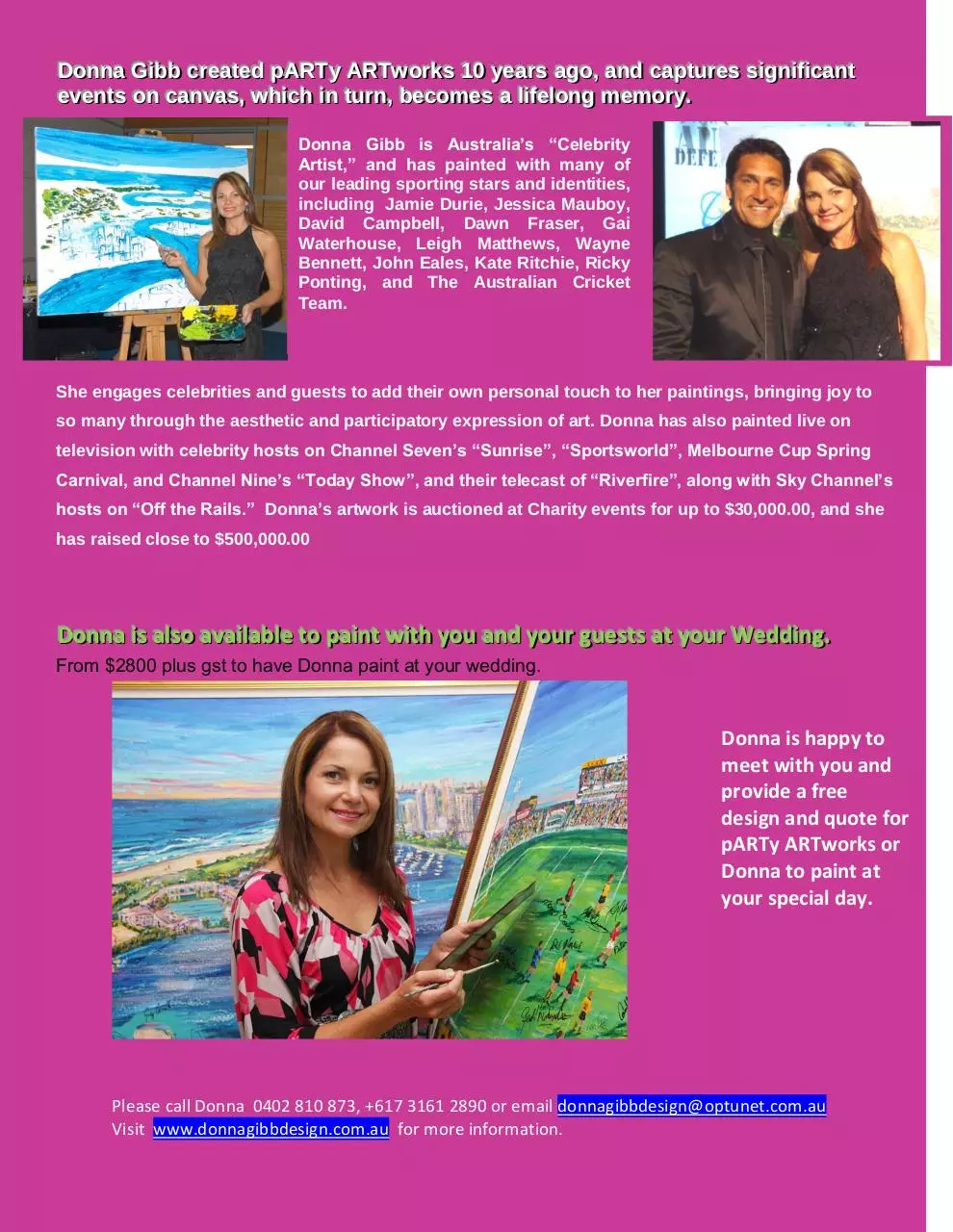 Page 4 of 4, party artworks weddings pdf
