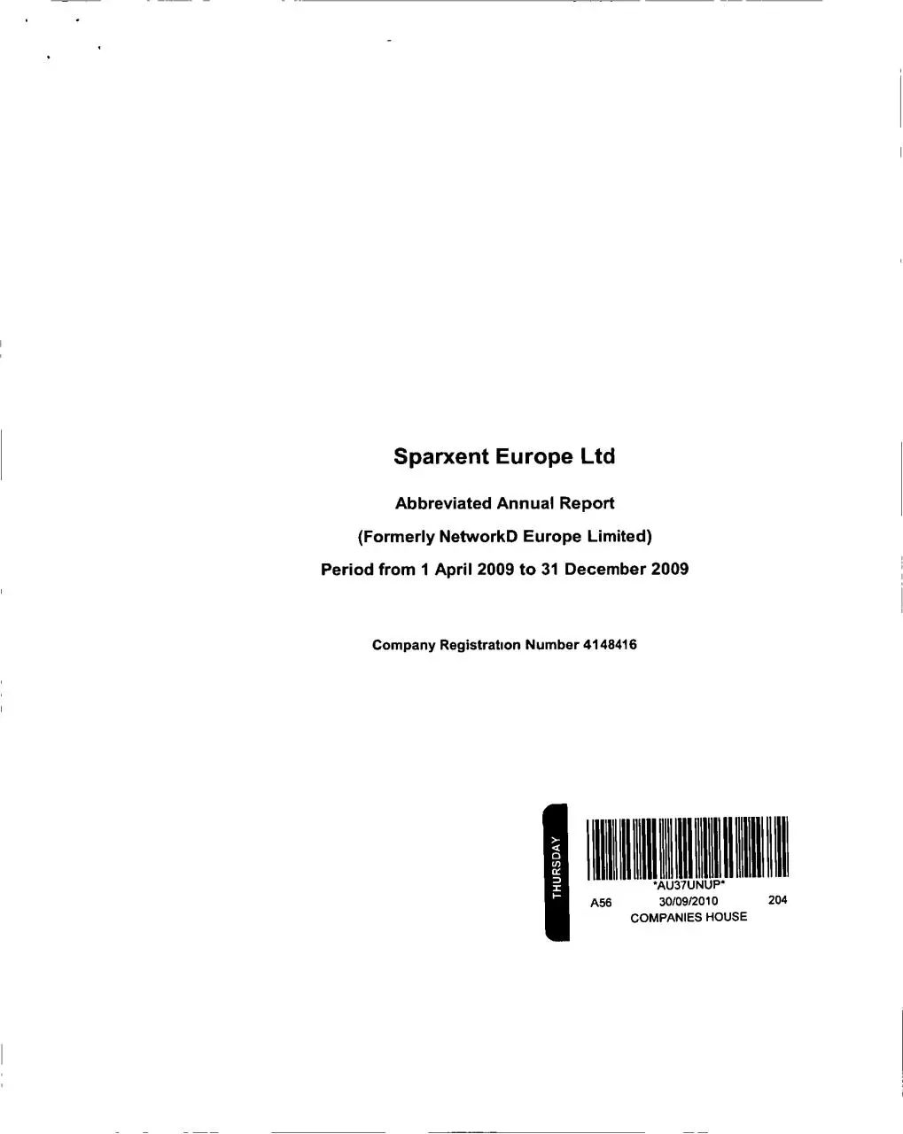 Page 1 of 7, Sparxent2009