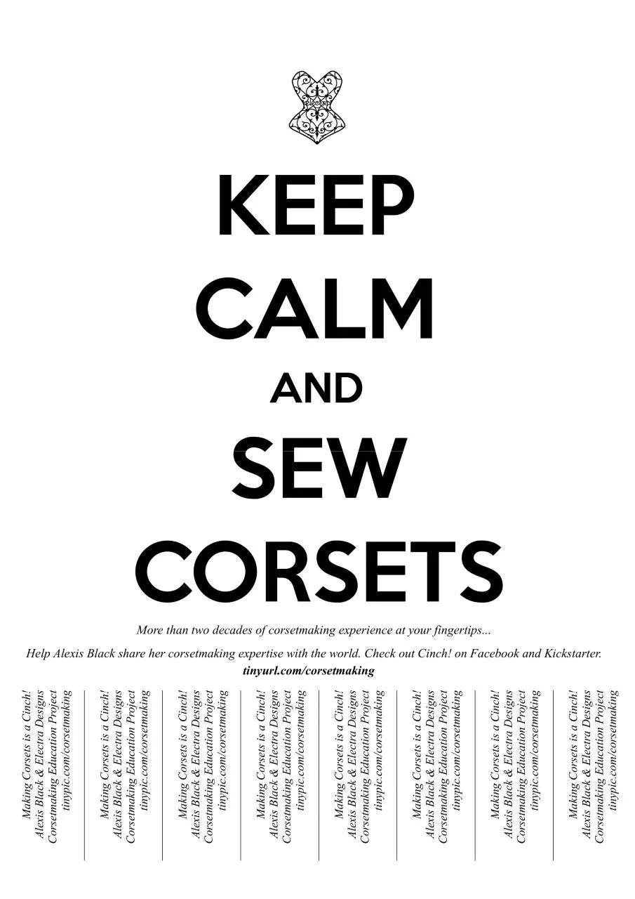 Page 1 of 1, KeepCalmAndSewCorsets