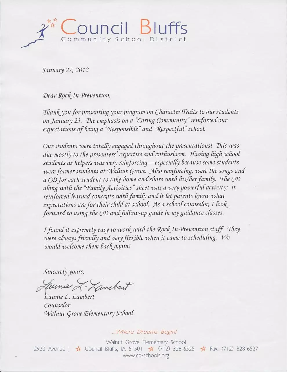Page 1 of 1, Walnut Grove 1.23.12