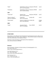 Page 3, JANI HÄKLI1st Assistant CameraCV