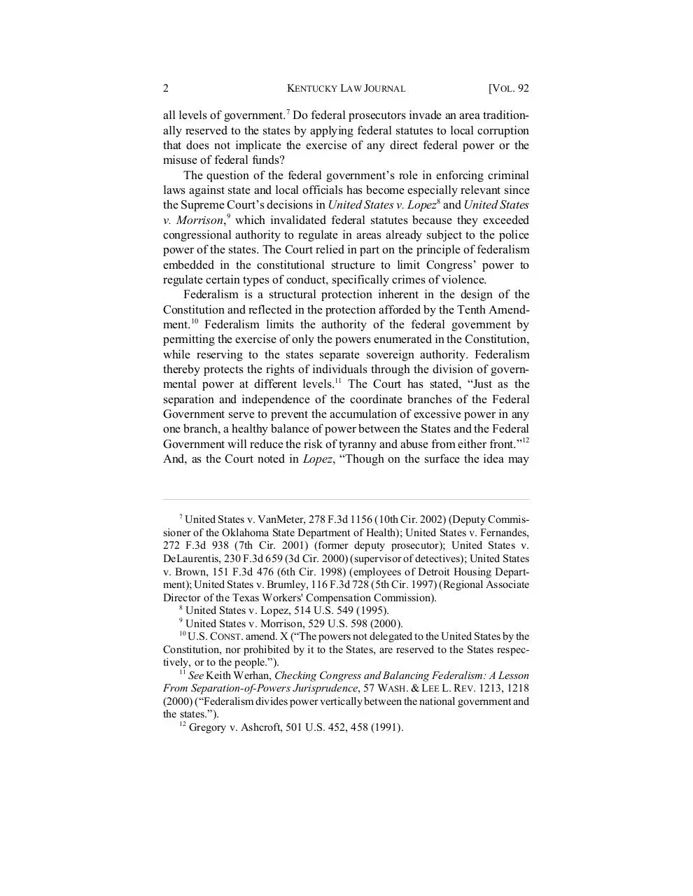 Page 2 of 72, Federal Prosecution
