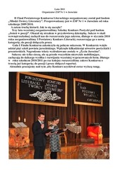 Page 2, Powiatowy Konkurs Literacki