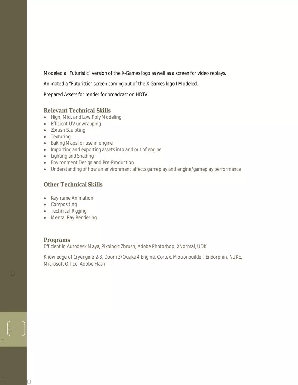 Page 2 of 2, Paynter Daniel Resume