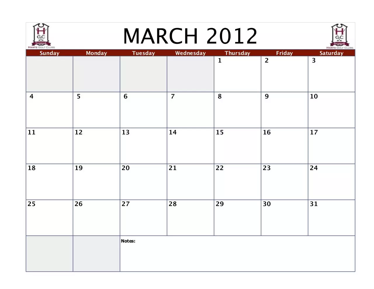 Page 4 of 13, 2012 HGC Event Calendar