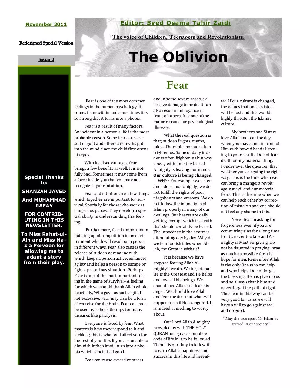 Page 1 of 13, 3REV Nov11