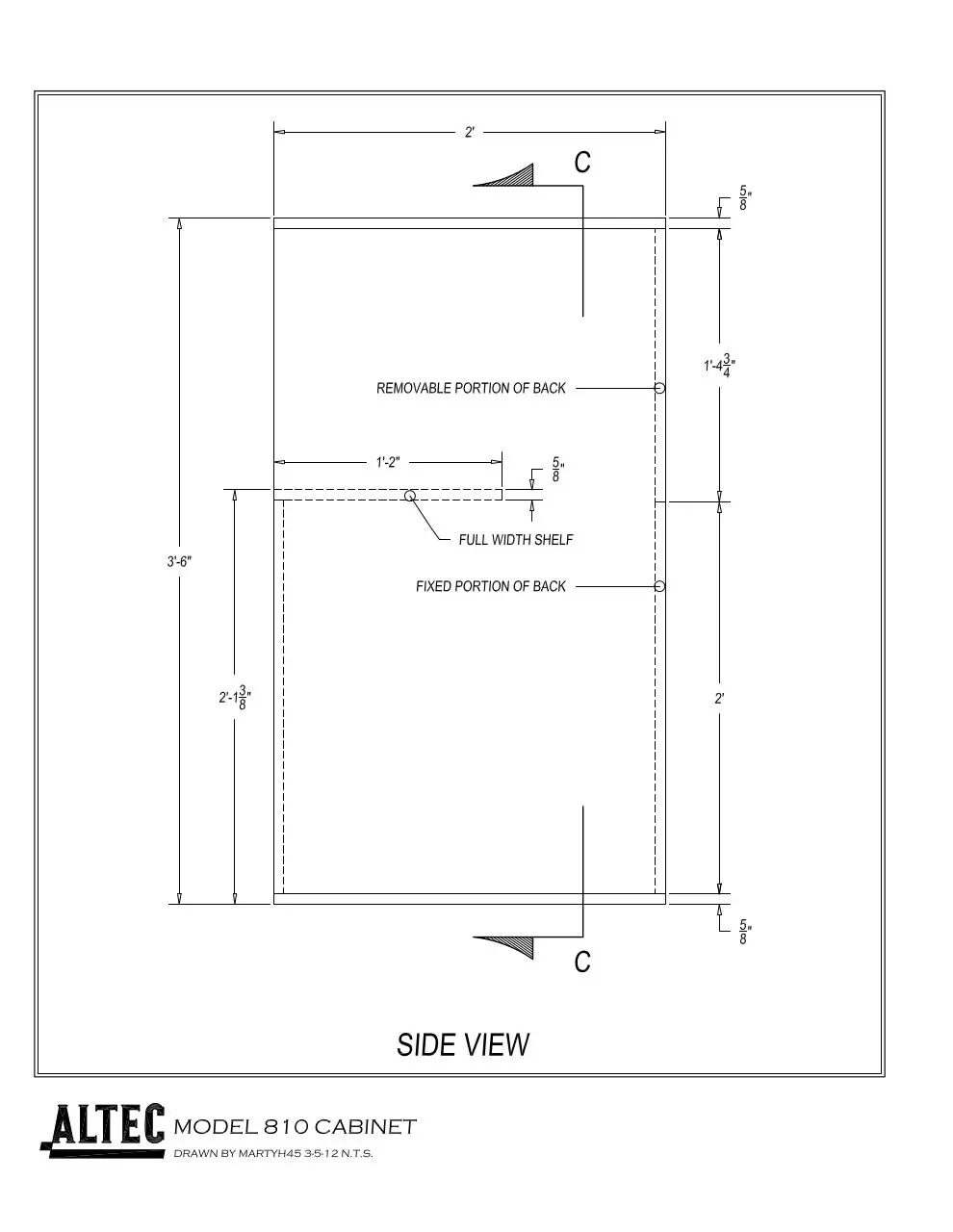 Page 2 of 6, ALTEC 810 DRAWING