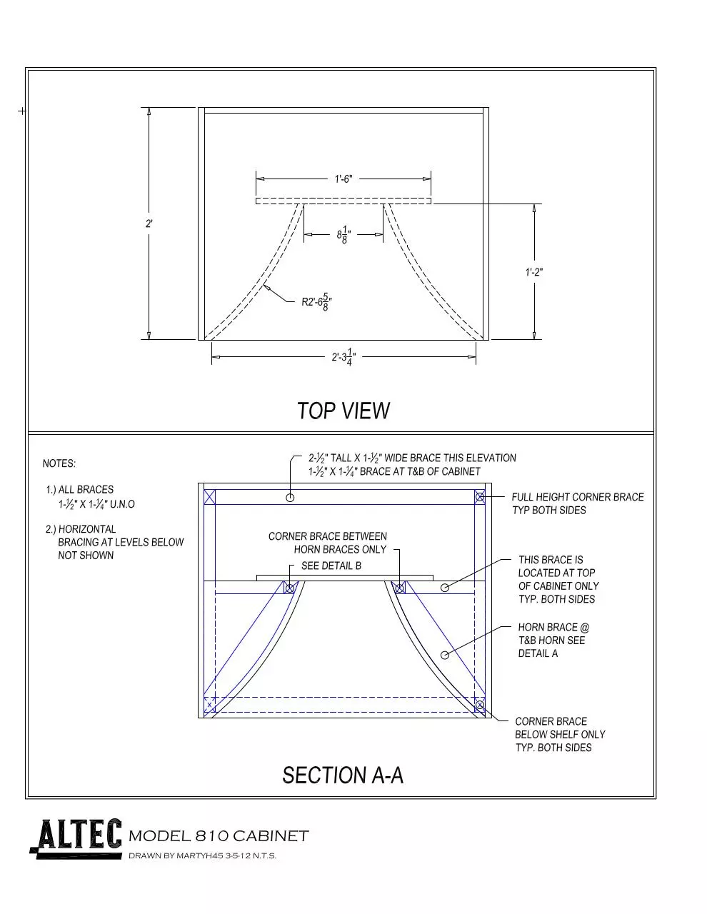 Page 3 of 6, ALTEC 810 DRAWING