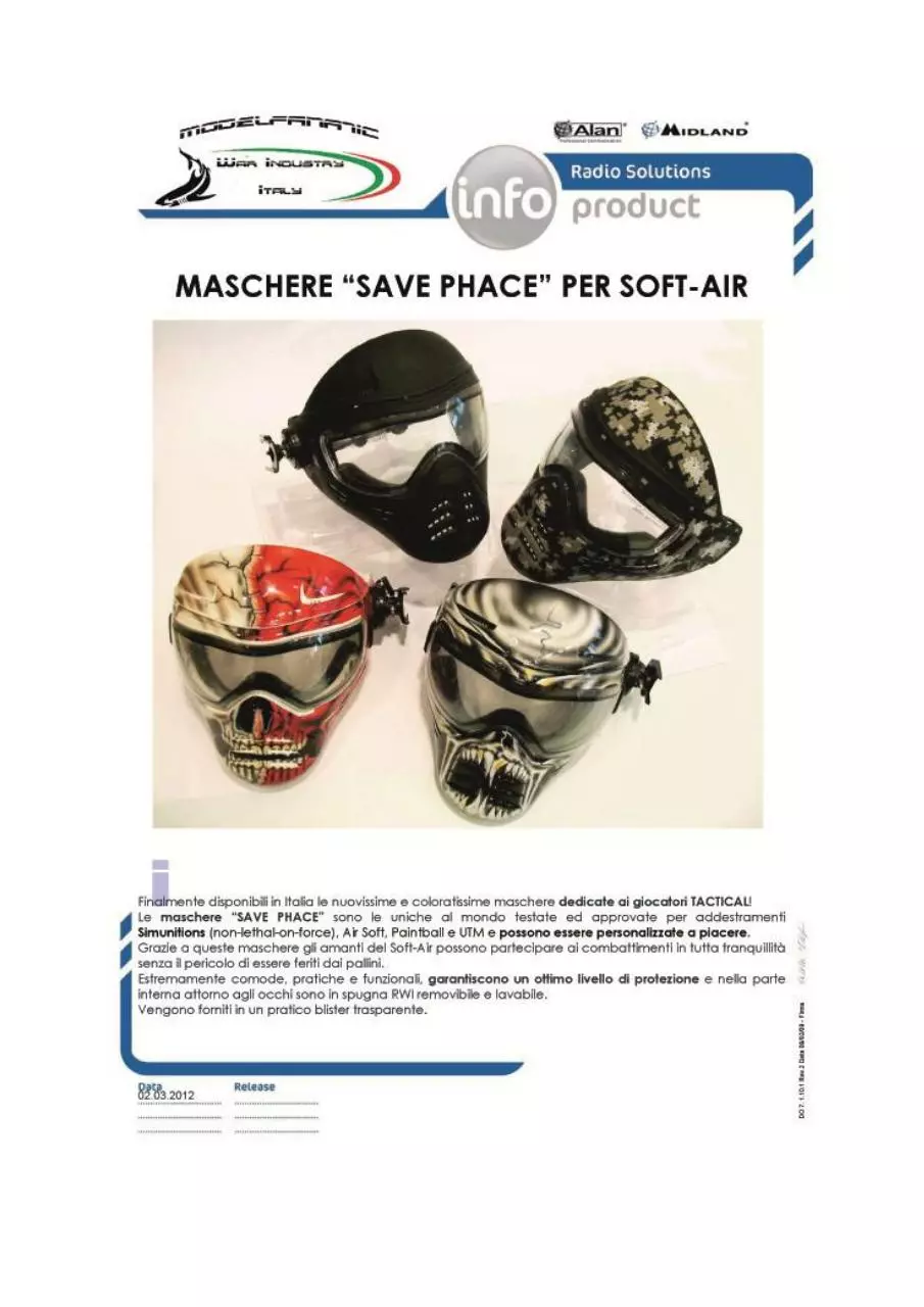 Page 1 of 7, News maschere 2