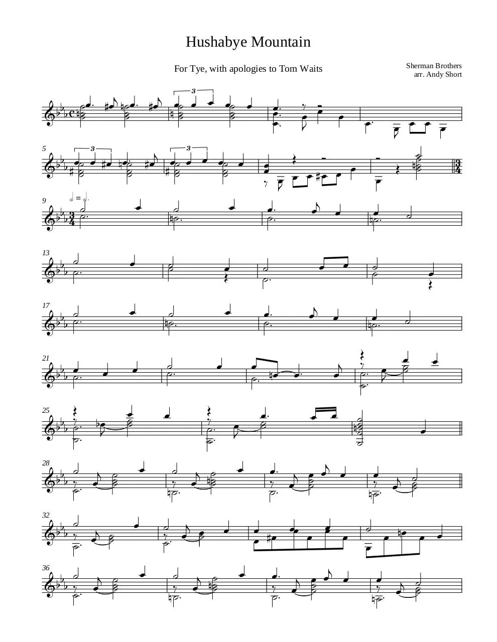 Page 1 of 2, Hushabye