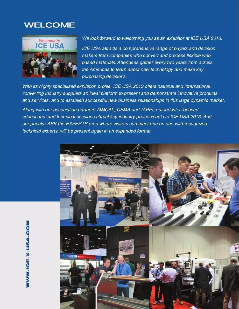 Page 2 of 6, 2013 ICE USA Brochure
