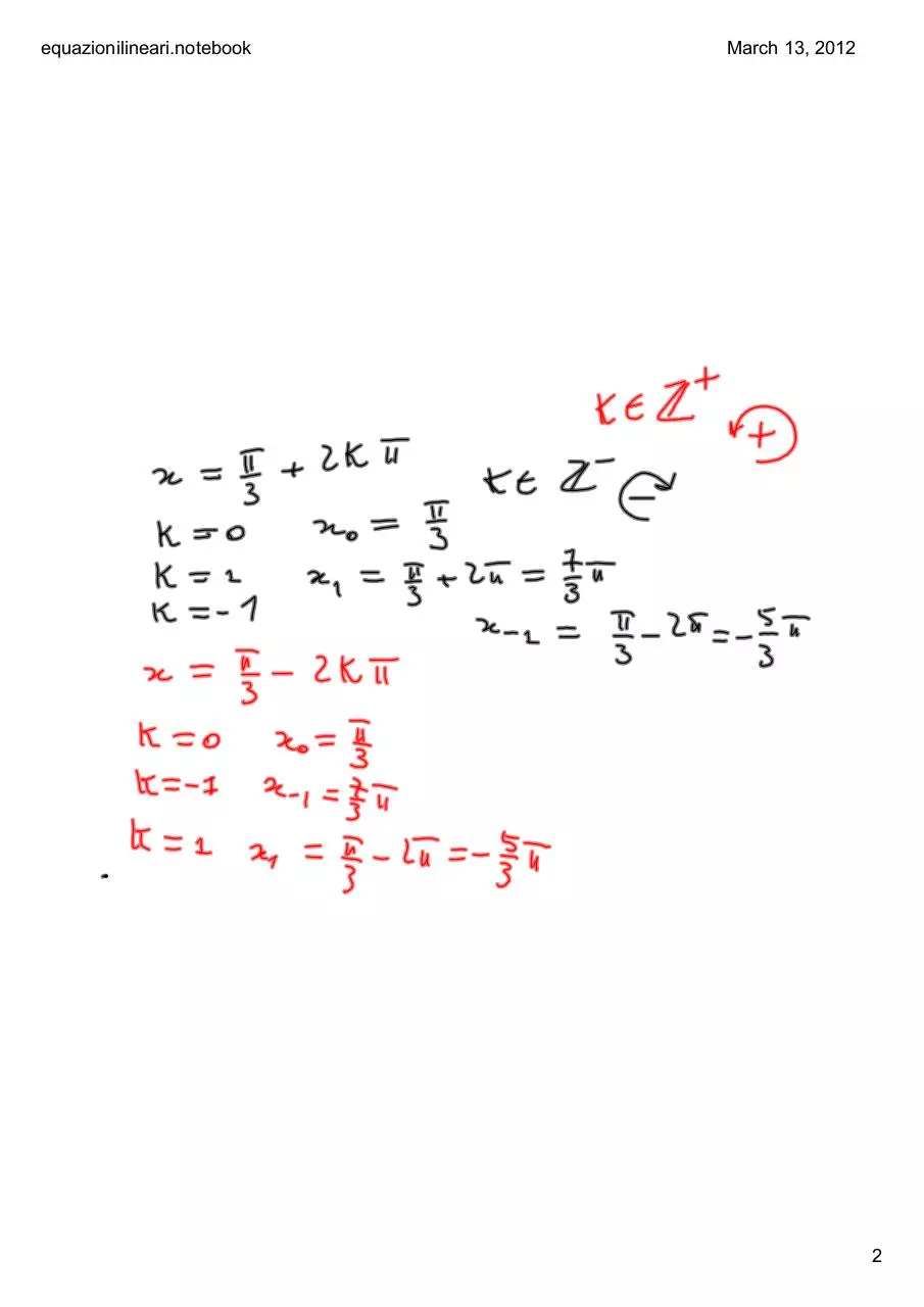 Page 2 of 18, equazioni lineari