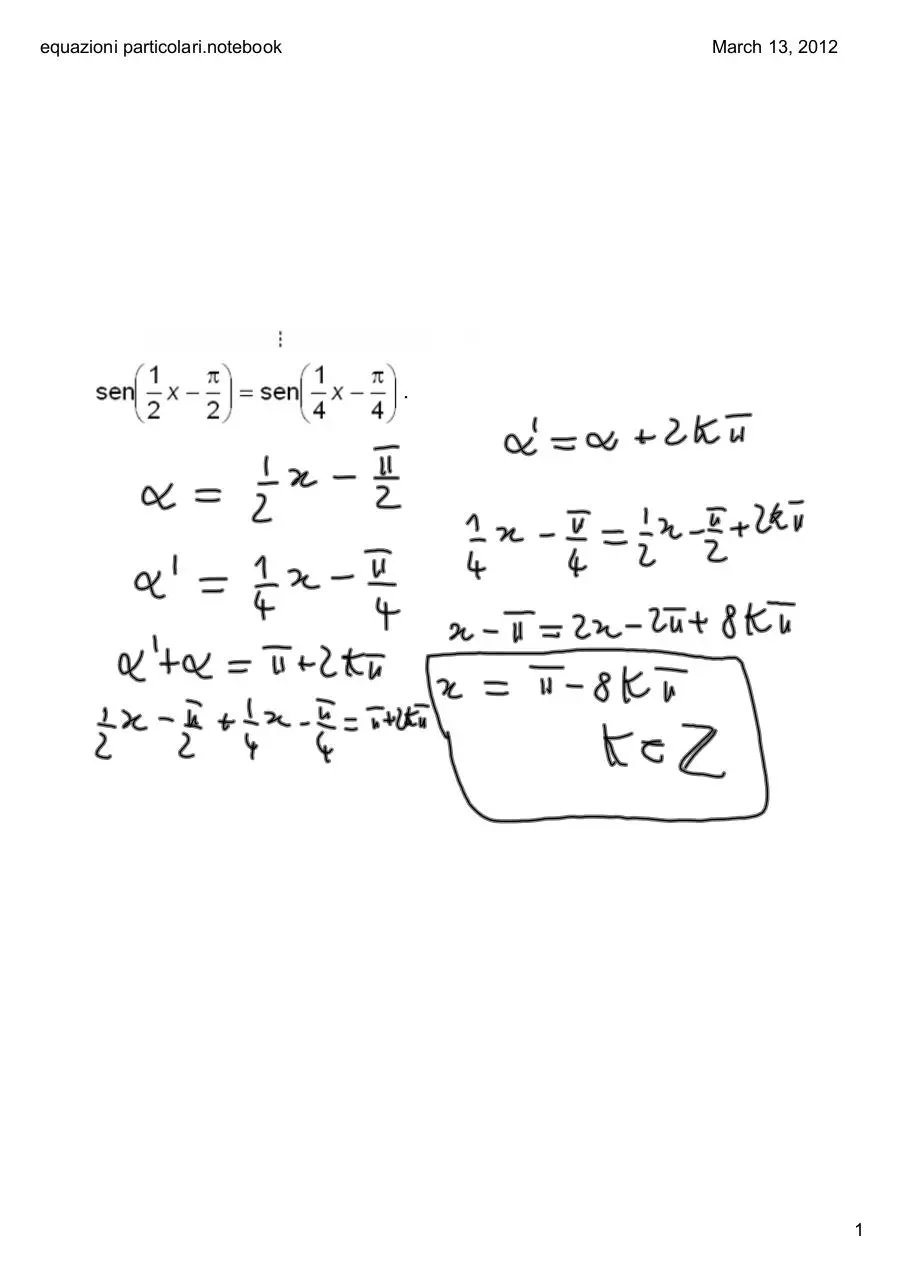 Page 1 of 3, equazioni particolari