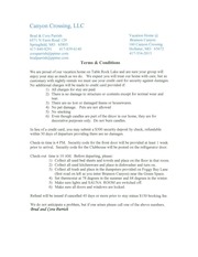 Page 3, Canyon Crossing Policy, Terms, Info, Map 2011