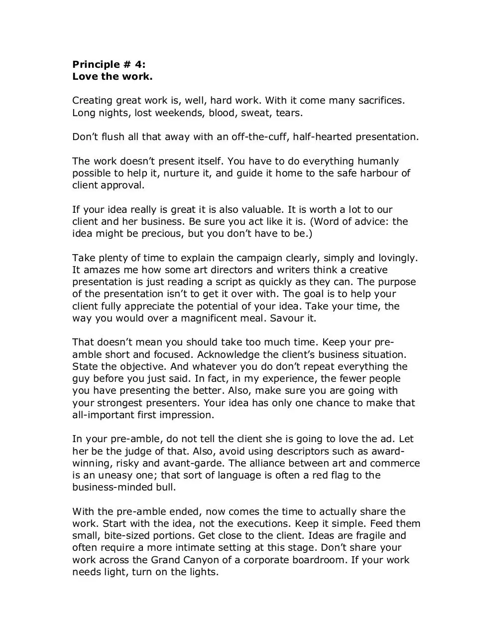 Page 5 of 9, Selling Great Work