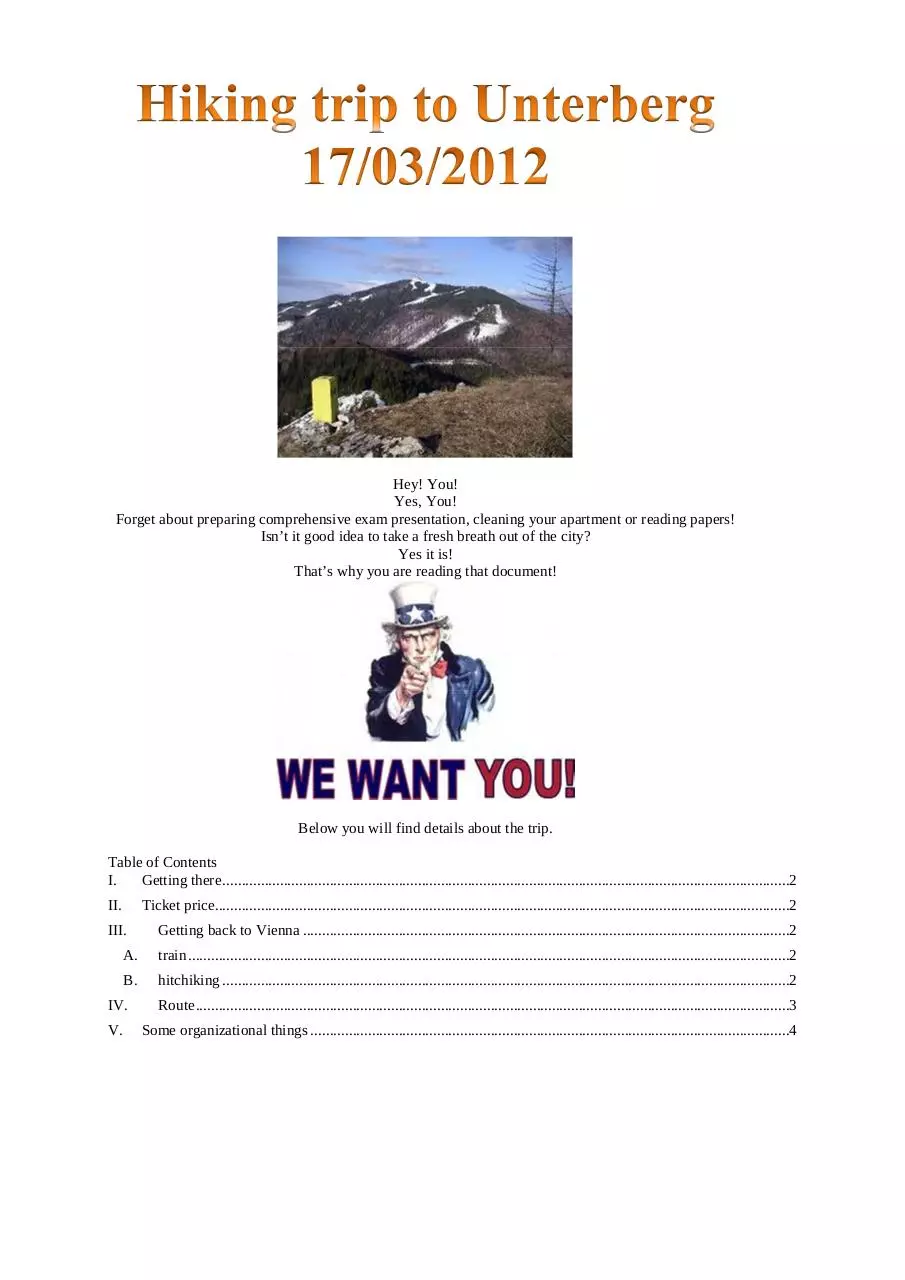 Page 1 of 4, Unterberg trip