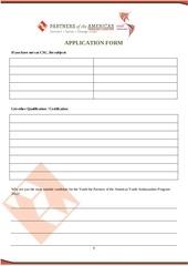 Page 3, APPLICATION FORM