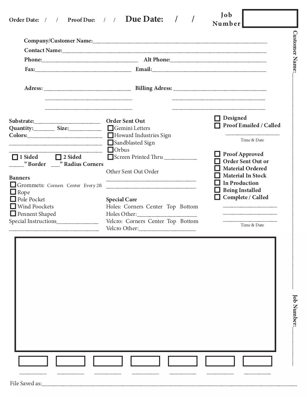 Page 1 of 1, order form