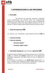 Page 5, XTB Manual Opciones