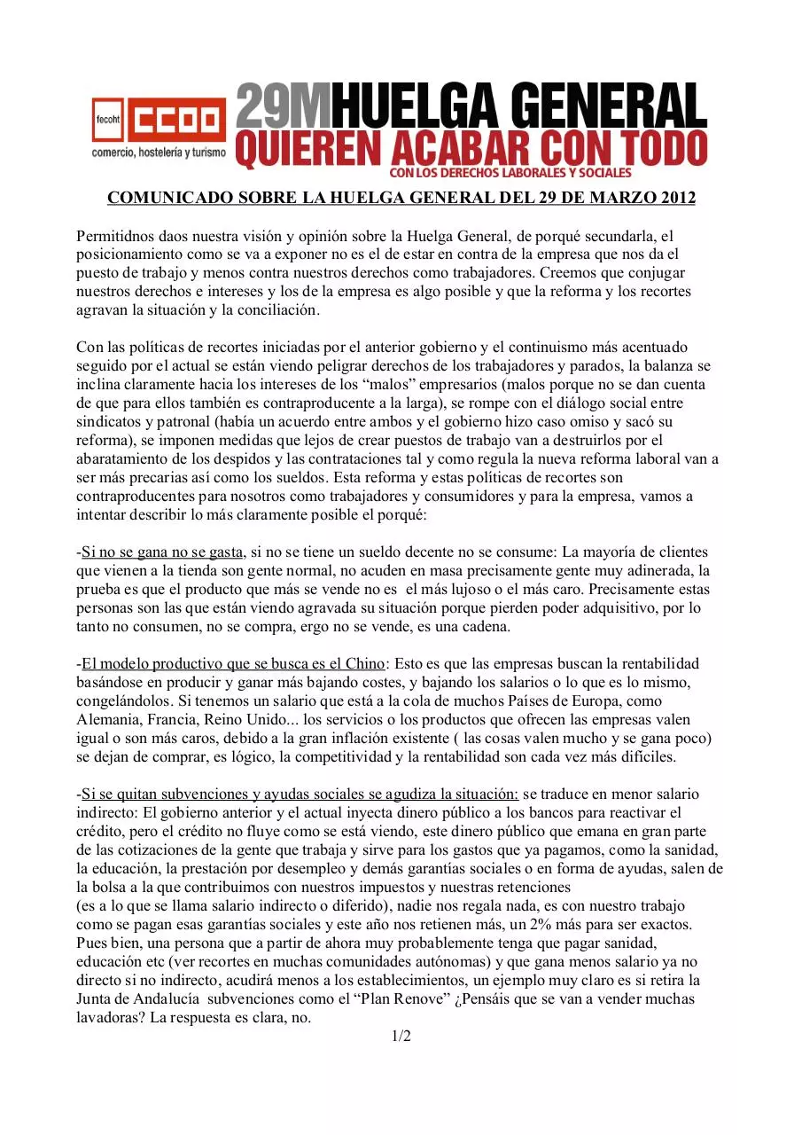 Page 1 of 2, HUELGA 29M WRTN Roquetas