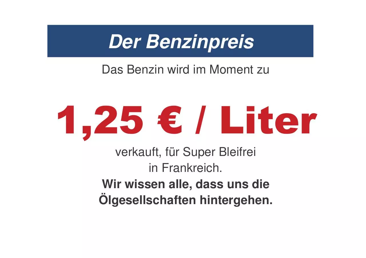 Page 5 of 16, Benzinpreis 1 1